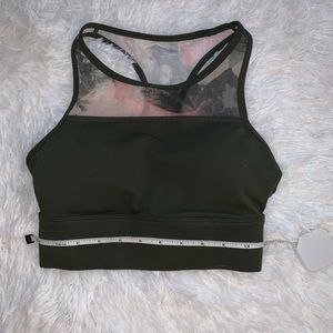 Fabletics olive green sports bra size xs/s